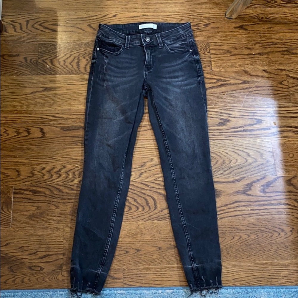 Brand New Zara Black Denim Jeans
